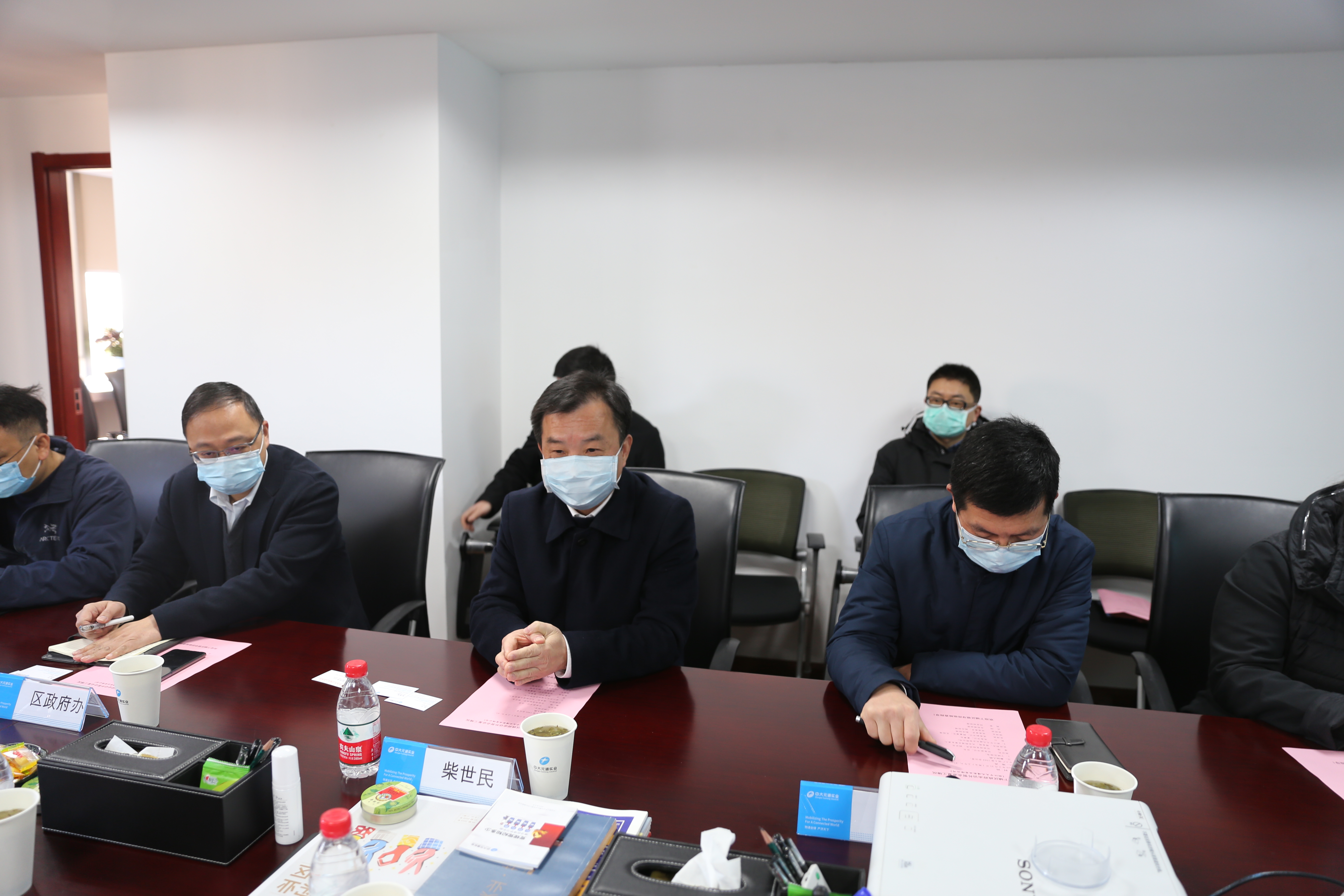 下城區委副書記、區長柴世民一行檢查指導中大實業防疫與復工工作