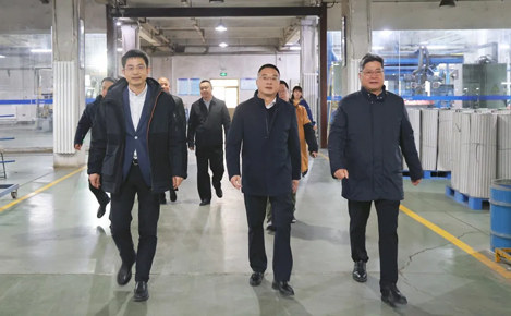物產中大集團副總裁羅暢一行赴物產金輪甘肅白銀基地調研指導